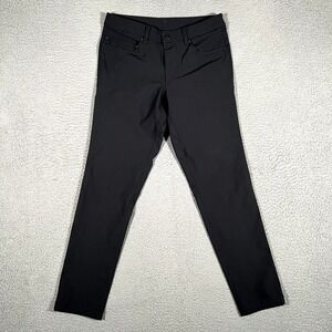 Lululemon Pants Mens 28x27 Gray ABC Skinny Stretch Golf Smart Casual Preppy Logo